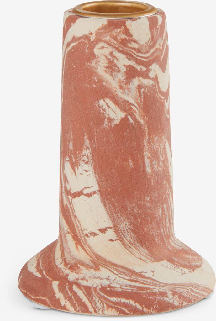 URBAN lysestage Ø7xH10cm terrakotta