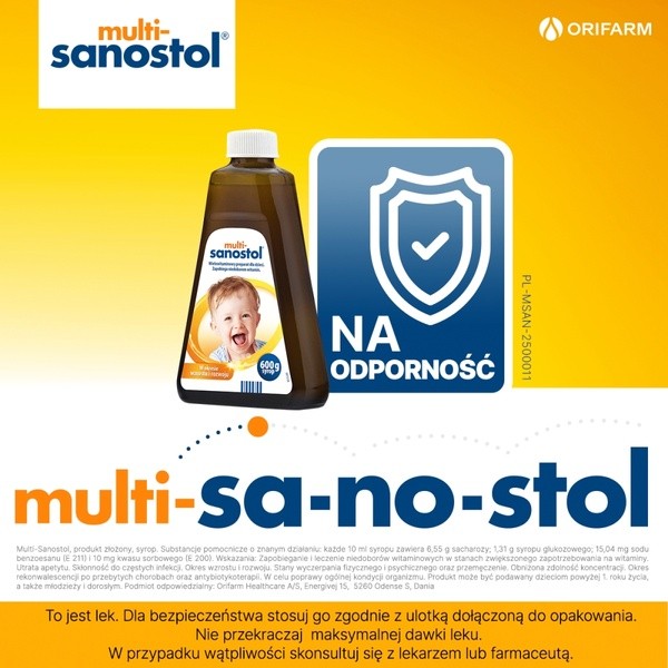 Multi-Sanostol, syrop, 600 g