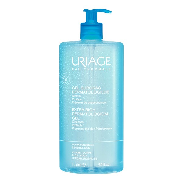 Uriage, dermatologiczny żel do mycia, 1000 ml