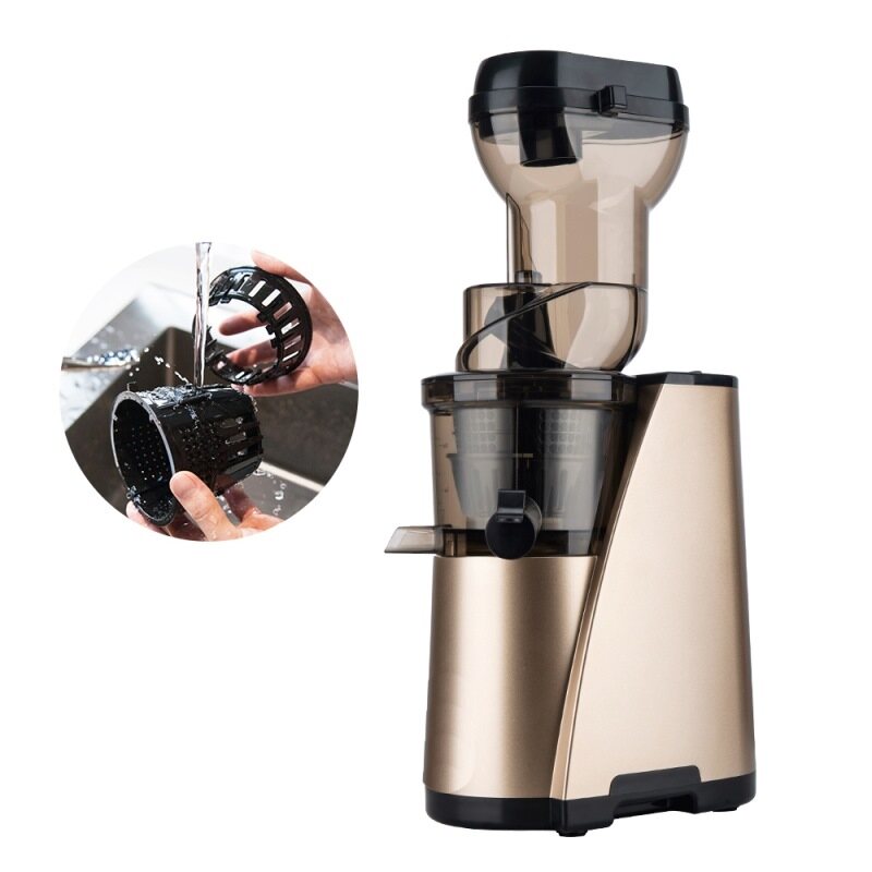Slow Juicer 7Lv Screw Cold Press Juice Extractor Easy to Clean Filter Free Patented Large Diameter Quiet Motor Classic 2021