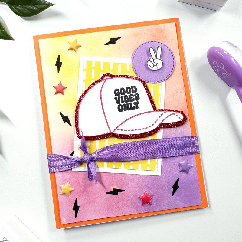 Trucker Hat Clear Stamps Set of 14