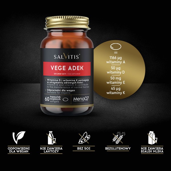 Salvitis Vege ADEK, kapsułki miękkie, 60 szt.