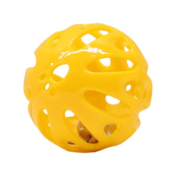Beeztees Plastikowa Piłka z Dzwoneczkiem, zabawka dla kota, 1 szt.