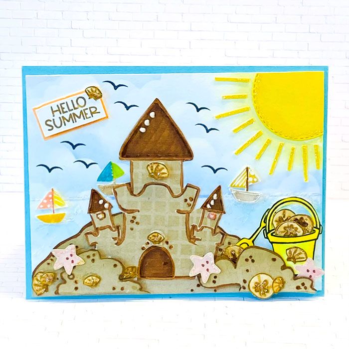 sandcastle2stamp Clear Stamp Set