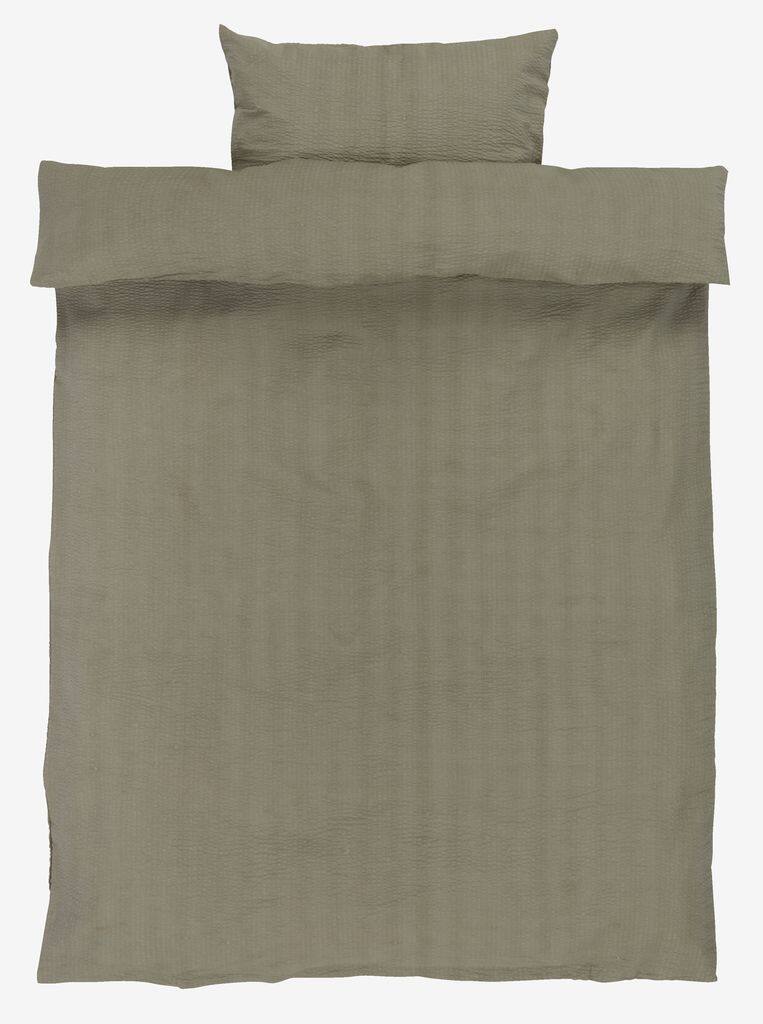 TINNE plus Crepe TINNE sengetøj 140x200 smokey green