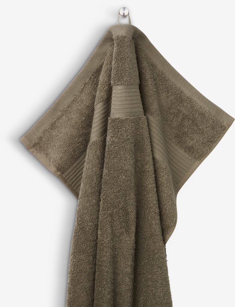 KARLSTAD guld KARLSTAD håndklæde 50x100cm oliven