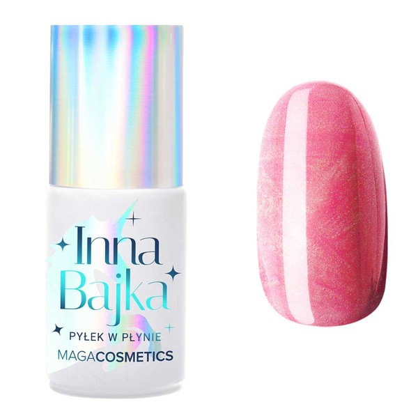 Maga Cosmetics Inna Bajka, lakier hybrydowy z pyłkiem, 866 andromeda, 6 ml