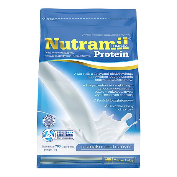 Olimp Nutramil Complex Protein, smak neutralny, proszek, 700 g
