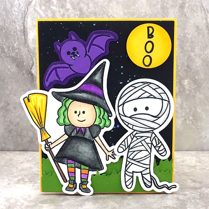 HalloweenKids4TSOL Clear Stamp Set of 5