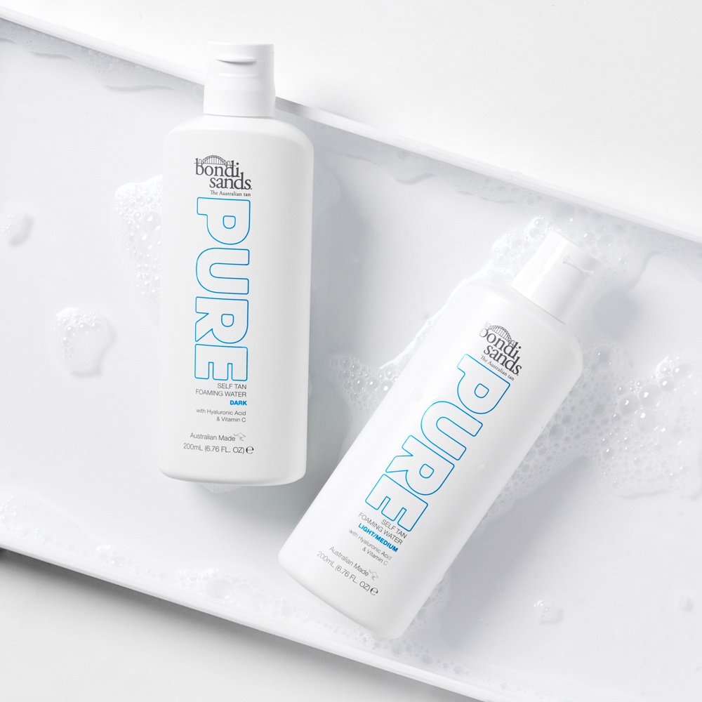 Bondi Sands Pure Self Tan Foaming Water Dark (200ml)