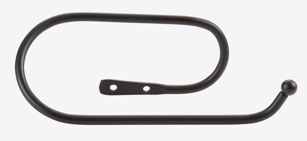 ILSBO toiletpapirholder, metal, sort