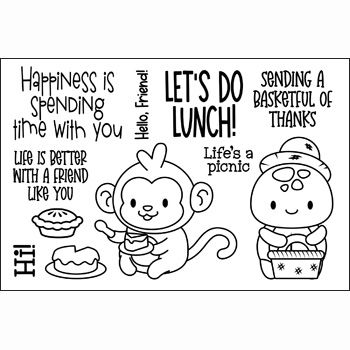 Picnic Time Clear Stamp Set 11 Stamps