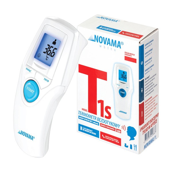 Termometr Novama White T1s, bezdotykowy, 1 szt.