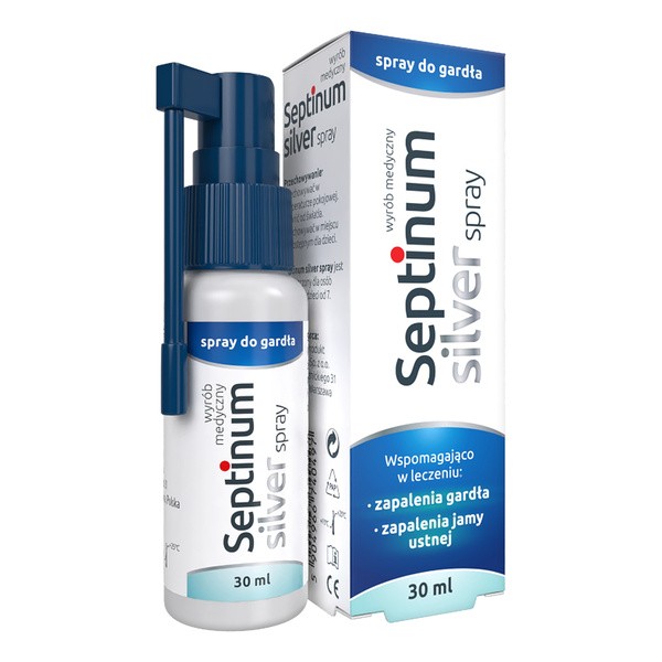 Septinum silver, spray do gardła, 30 ml