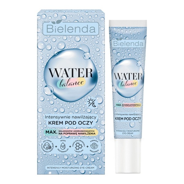 Bielenda Water Balance, intensywnie nawilżający krem pod oczy, 15 ml