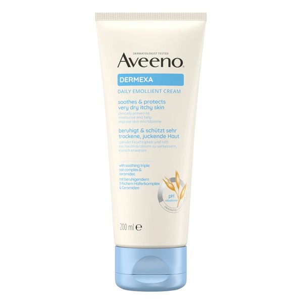 Aveeno Dermexa, emolientowy krem, 200 ml