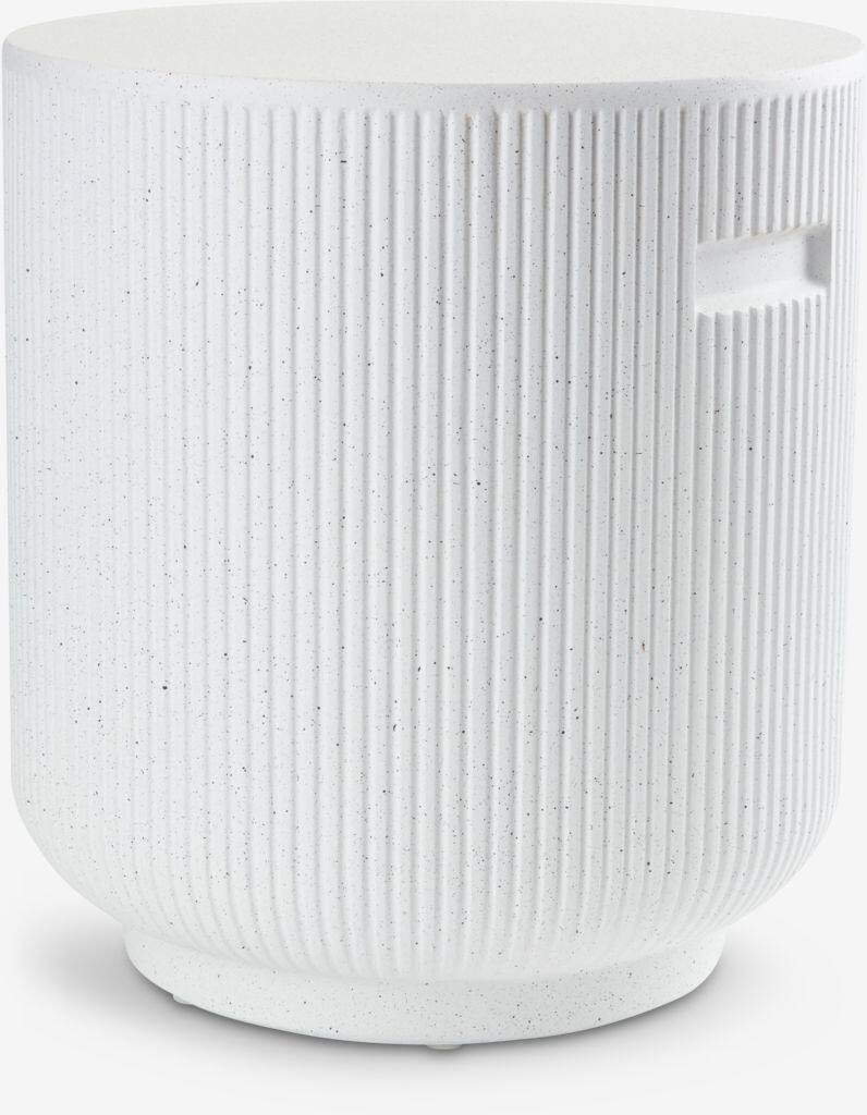 DVERGFALK Taburet DVERGFALK Ø37xH40 hvid