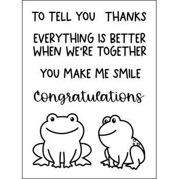 Frogs Kit Clear Stamp Set