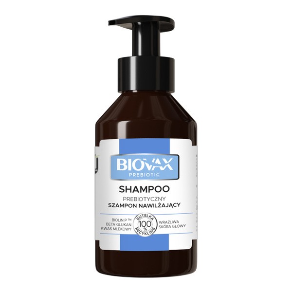 Zestaw Biovax Prebiotic, szampon nawilżający, 200 ml + maska intensywnie regenerująca do włosów, 250 ml