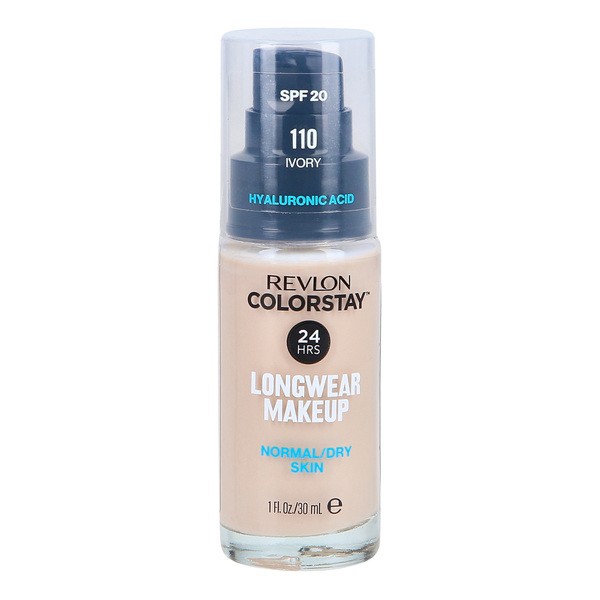 Revlon Colorstay Longwear Makeup SPF 20, podkład z pompką dla skóry normalnej i suchej, 110 Ivory, 30 ml