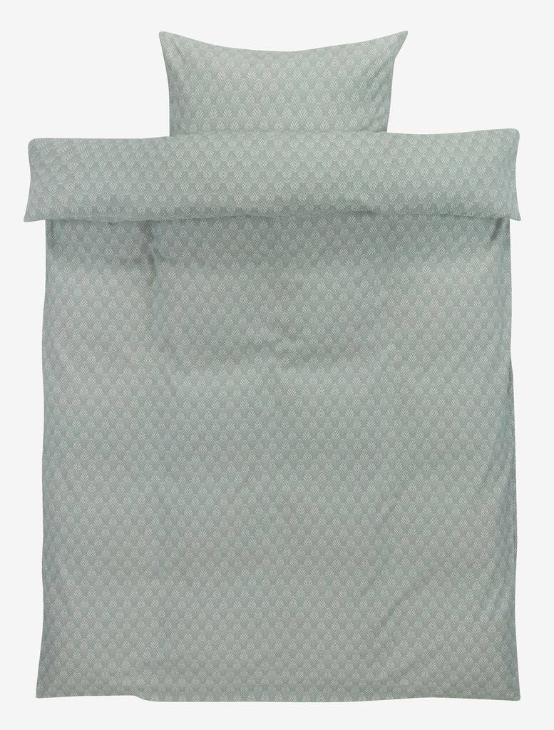 MARCELA basis flannel sengesæt MARCELA 140x200 røget grøn