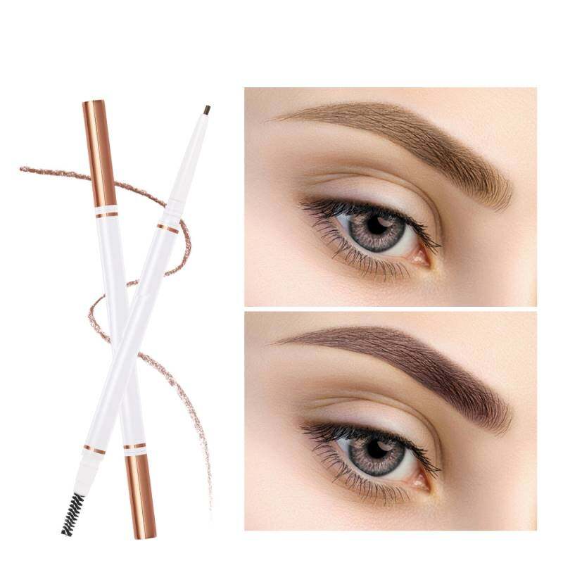 Lápis de Sobrancelha à Prova d'Água, Natural, Longa Duração, Ultra Fino 1,5mm, Tinta para Sobrancelhas, Cosméticos, Cor Marrom, Maquiagem para Sobrancelhas