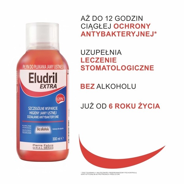 Eludril Extra, płyn do płukania jamy ustnej, 300 ml