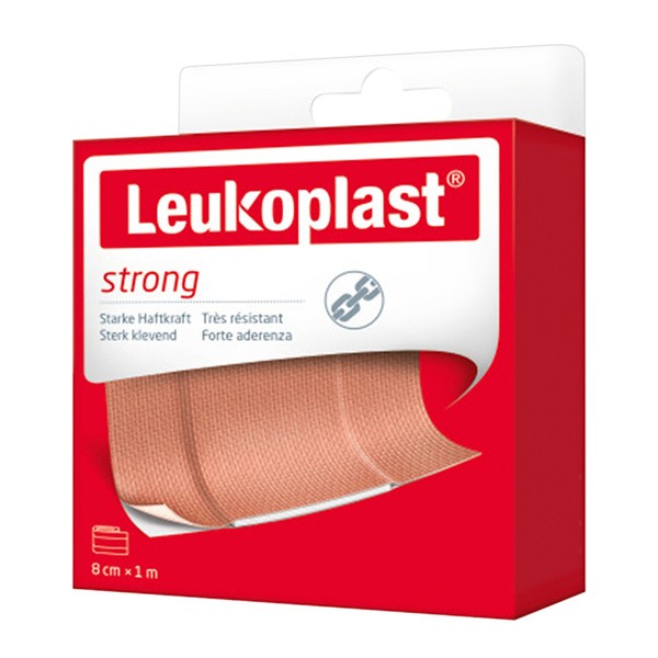 Leukoplast Strong, plaster, 8 cm x 1m, 1 szt.