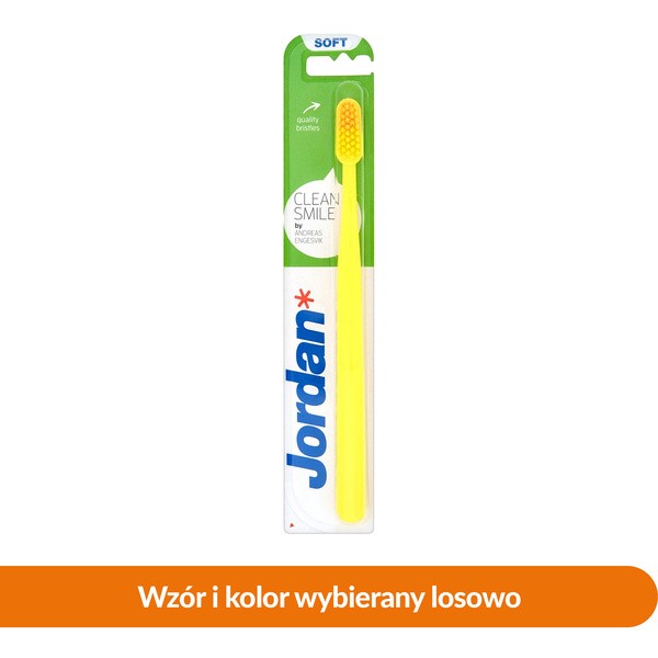 Jordan Smile Clean Soft, szczoteczka, miękka, 1 szt.