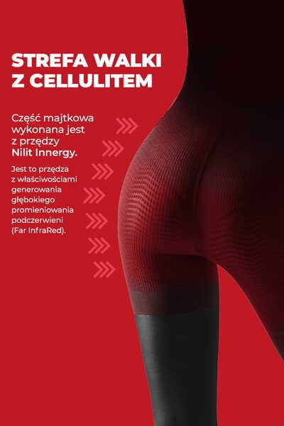 Look At Me! by Veera, rajstopy antycellulitowe, 40 DEN, kolor cielisty, rozmiar S