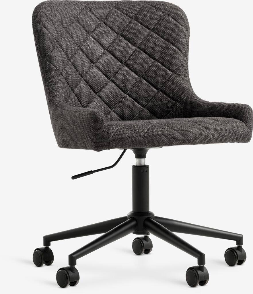 PEBRINGE Kontorstol PEBRINGE Mørkegrå/Sort