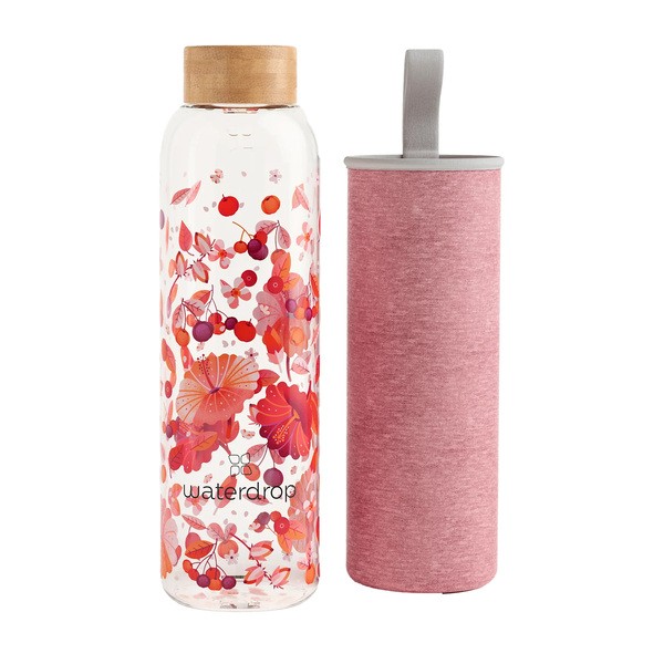 Waterdrop, szklana butelka Relax, poj. 600 ml, 1 szt.