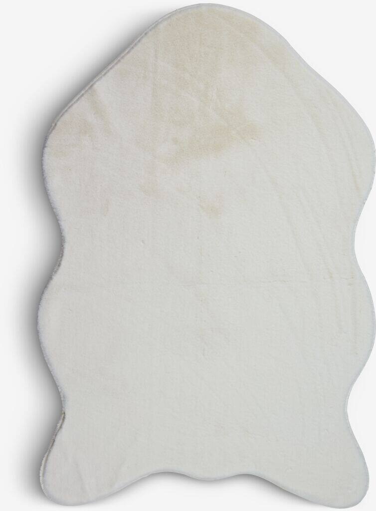 OXEL Tæppe i kunstpels OXEL 60x90 Hvid