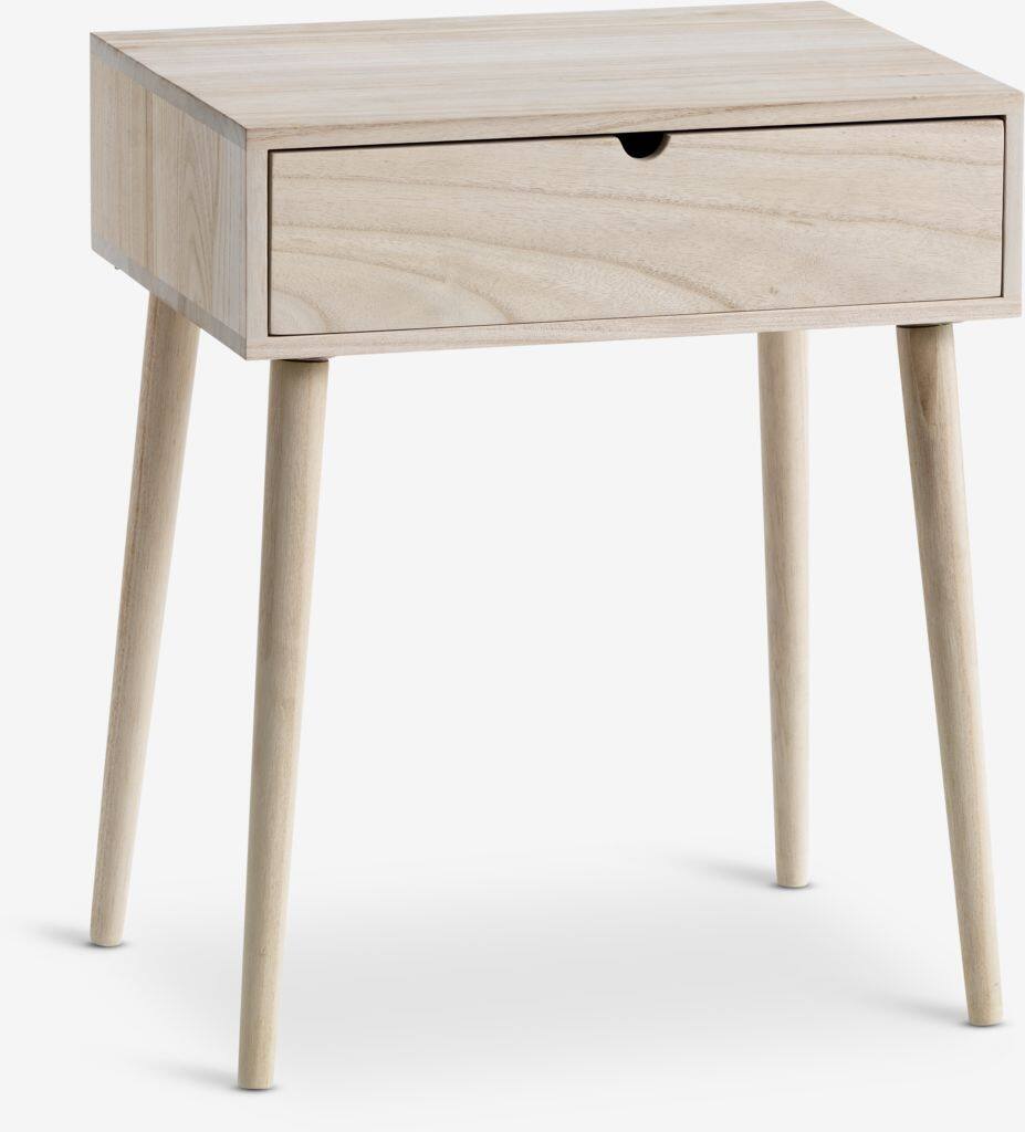 ILBRO ILBRO sengebord med 1 skuffe, natur