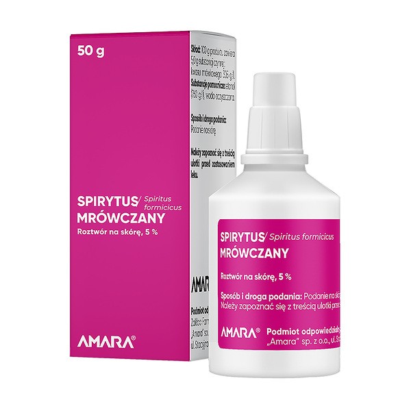 Spirytus mrówczany, płyn, 50 g (Amara)