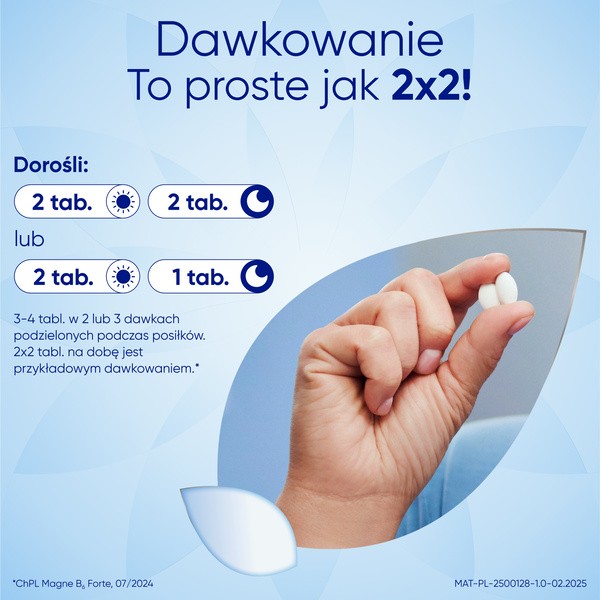 Magne B6 Forte, 100 mg + 10 mg, tabletki powlekane, 180 szt.