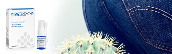 Procto-Zac MemeThol Barrier Spray, na hemoroidy i szczeliny odbytu, 10 ml