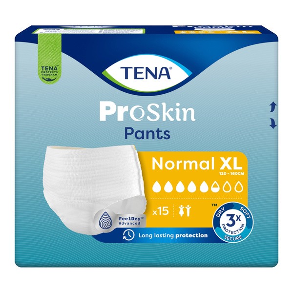 Tena Pants ProSkin Normal, majtki chłonne, rozmiar XL, 15 szt.