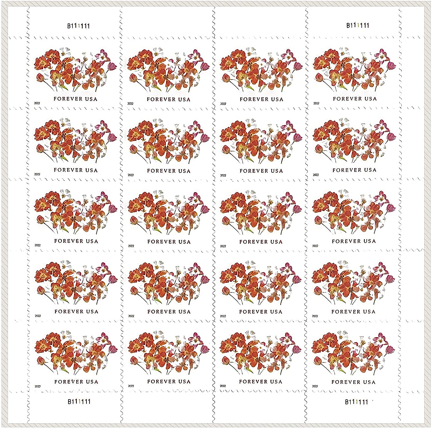 (2022) USPS Tulips Forever First Class Postage Stamps
