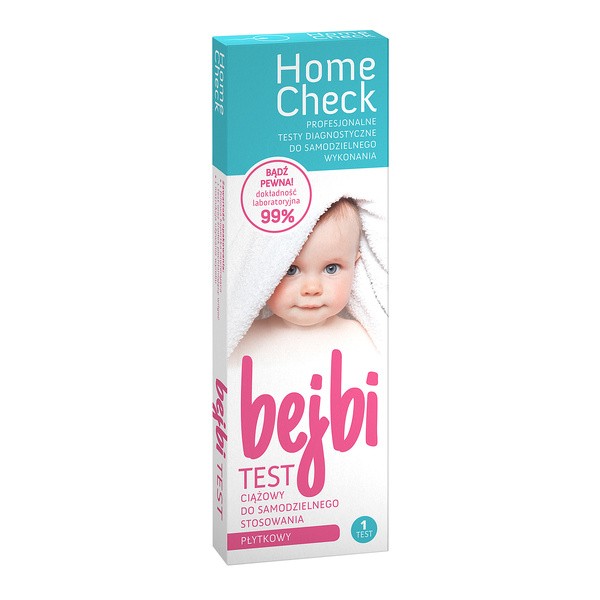 Bejbi Home Check test ciążowy płytkowy, 1 szt.
