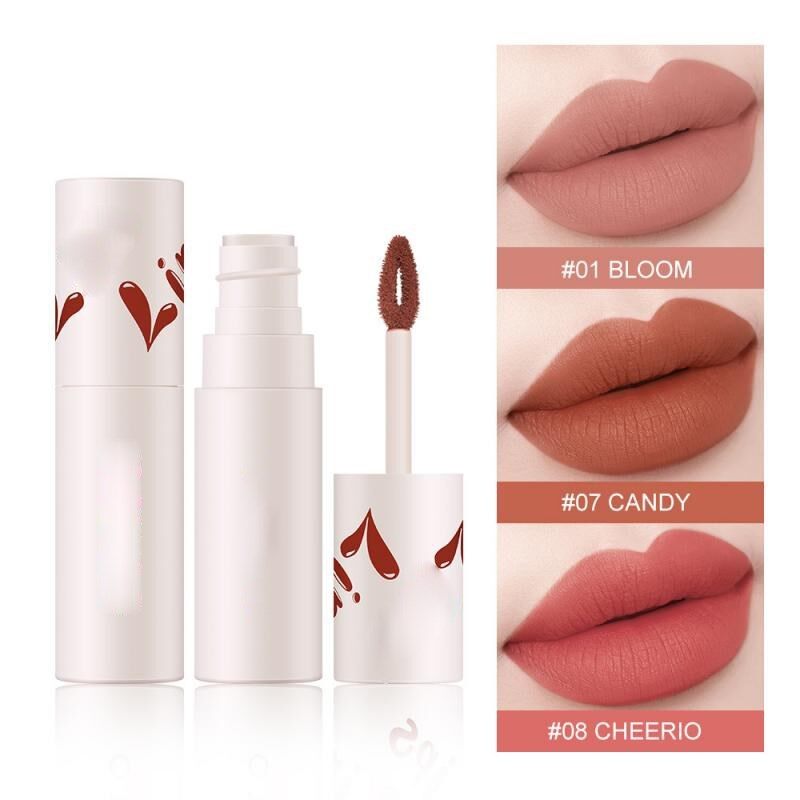 18 colori Lucidalabbra Idratante Opaco Rossetto Liquido a Lunga Durata Impermeabile Multicolori Cosmetici Labbra Trucco Labbra TSLM1