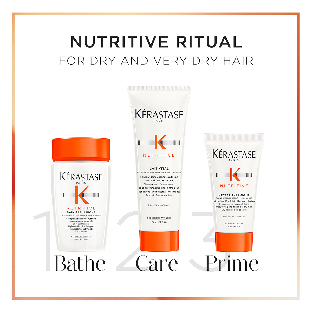 Kérastase Nutritive Discovery Set For Dry Hair (80   75   50 ml)