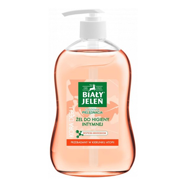 Biały Jeleń, żel do higieny intymnej z korą dębu, 500 ml