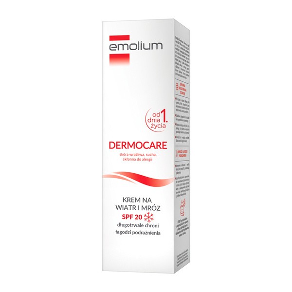 Emolium Dermocare, krem na wiatr i mróz SPF 20, 75 ml