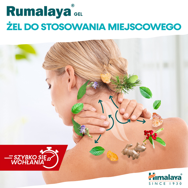 Rumalaya, żel do masażu łagodzący ból, 50 g