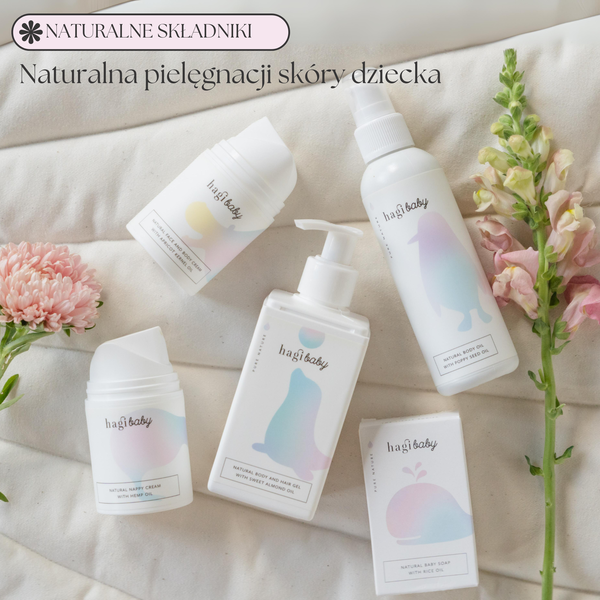 Hagi Baby, naturalny krem pod pieluszkę z olejem konopnym, 50 ml