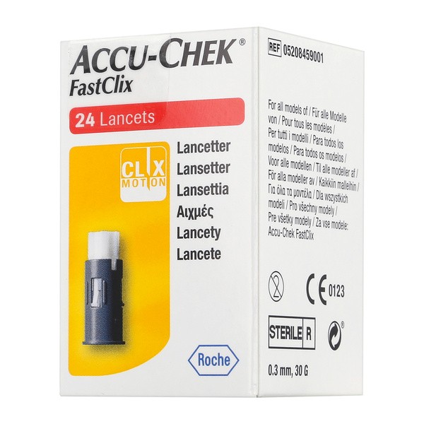 Accu-Chek FastClix, lancety, 24 szt.