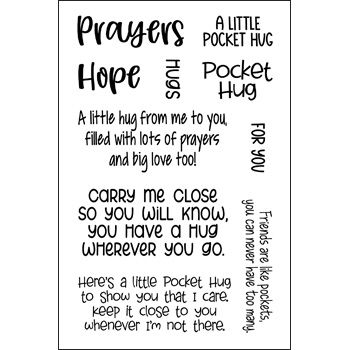 pockethugs2stamp Clear Stamp Set