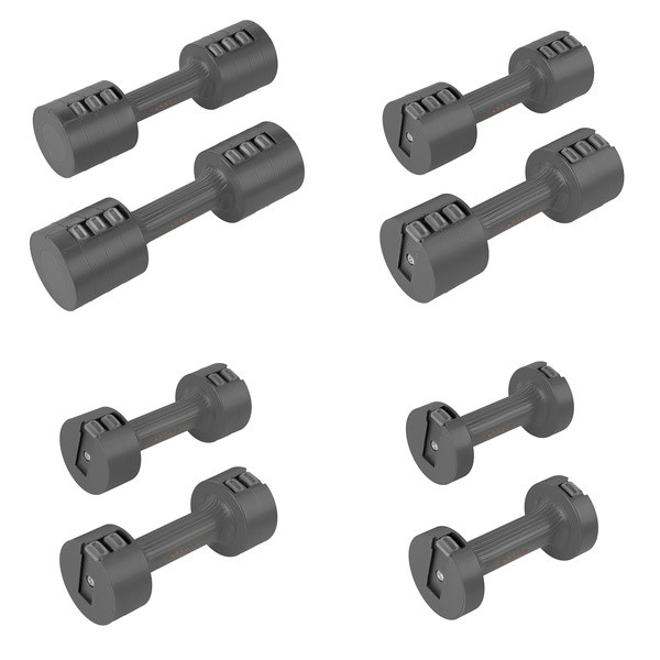 Spokey, Multibell, hantle regulowane 2 x 2,5 kg