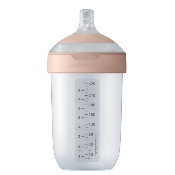 Canpol Lovi Mammafeel, butelka + smoczek dynamiczny, 3m+, 250 ml